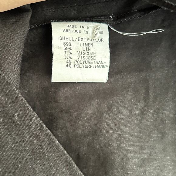 Theory Tabbi Fluent Dress 2 Linen Fit Flare Pockets Capsule Minimalist Career - Picture 6 of 7